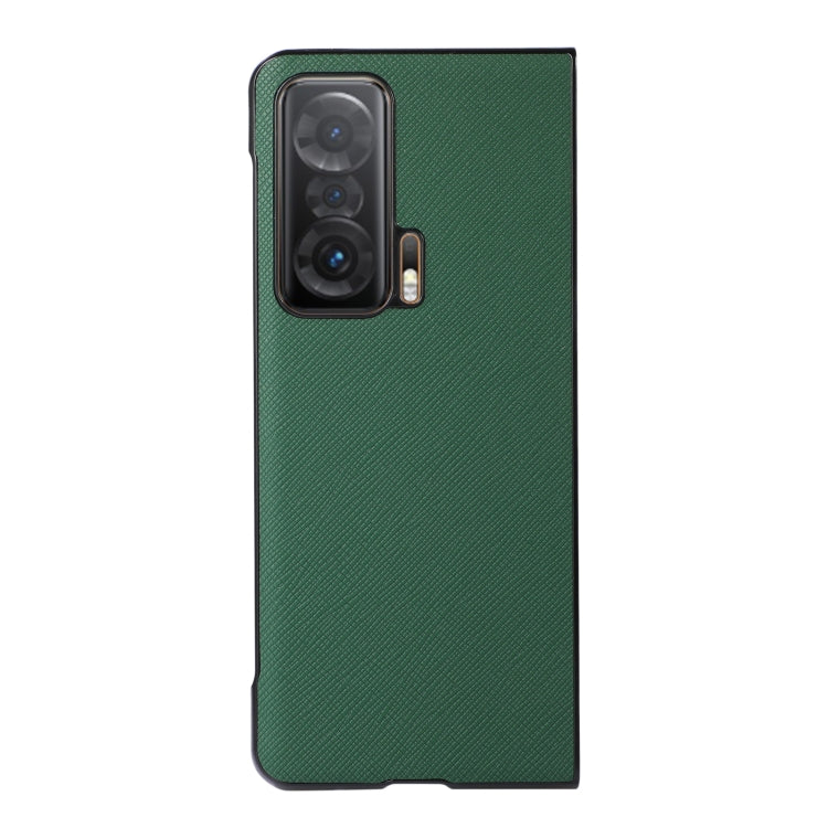 For Honor Magic V Cross Texture PU Leather Phone Case