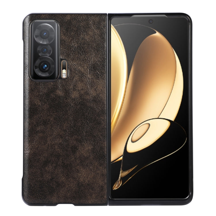 For Honor Magic V Business Style Leather Protective Phone Case