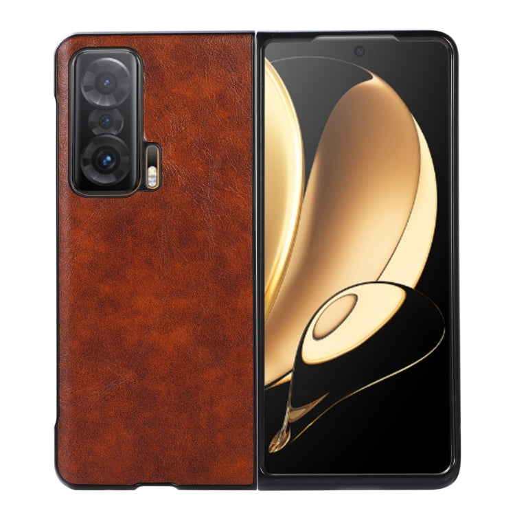 For Honor Magic V Business Style Leather Protective Phone Case