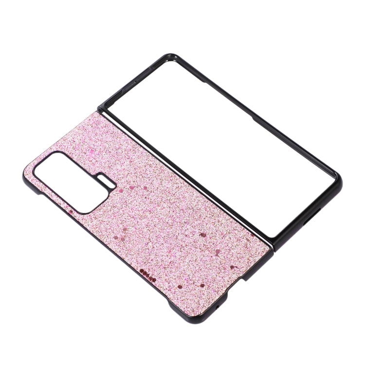For Honor Magic V Glitter PU Leather Phone Case