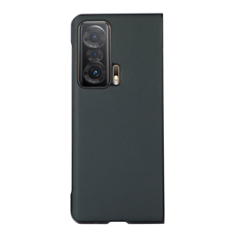 For Honor Magic V Accurate Hole Genuine Leather Shockproof Phone Case