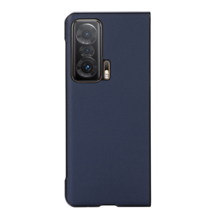 For Honor Magic V Accurate Hole Genuine Leather Shockproof Phone Case