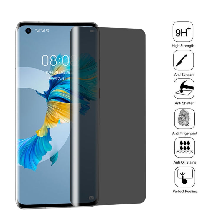 UV Full Cover Anti-spy Tempered Glass Film For Huawei Mate 40