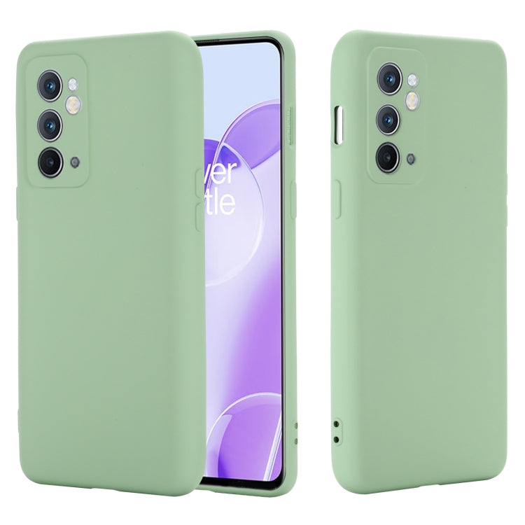 For OnePlus 9RT 5G Pure Color Liquid Silicone Phone Case