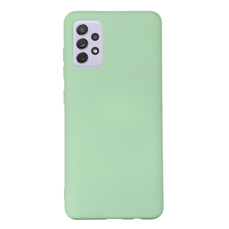 For Samsung Galaxy A73 Pure Color Liquid Silicone Phone Case