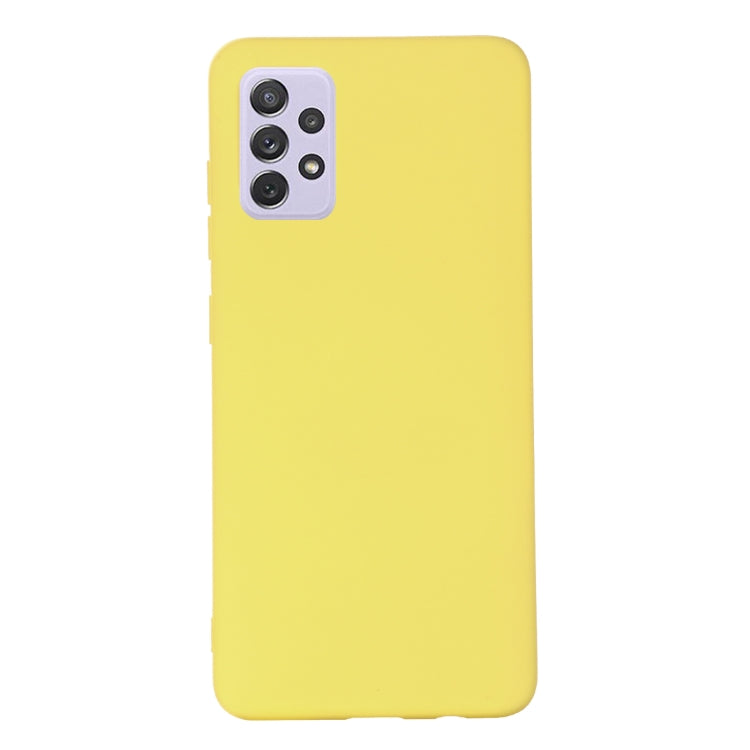 For Samsung Galaxy A73 Pure Color Liquid Silicone Phone Case