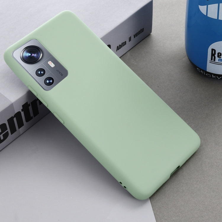 For Xiaomi 12 / 12X Pure Color Liquid Silicone Phone Case