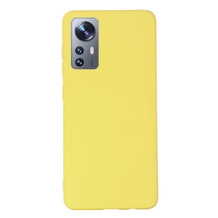 For Xiaomi 12 / 12X Pure Color Liquid Silicone Phone Case