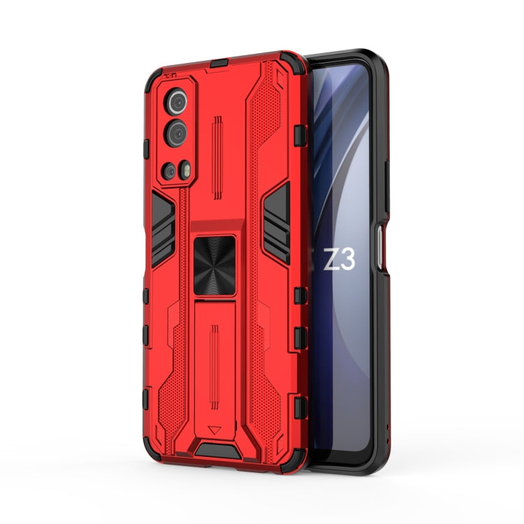 For vivo iQOO Z3 5G Supersonic PC + TPU Shock-proof Phone Case with Holder