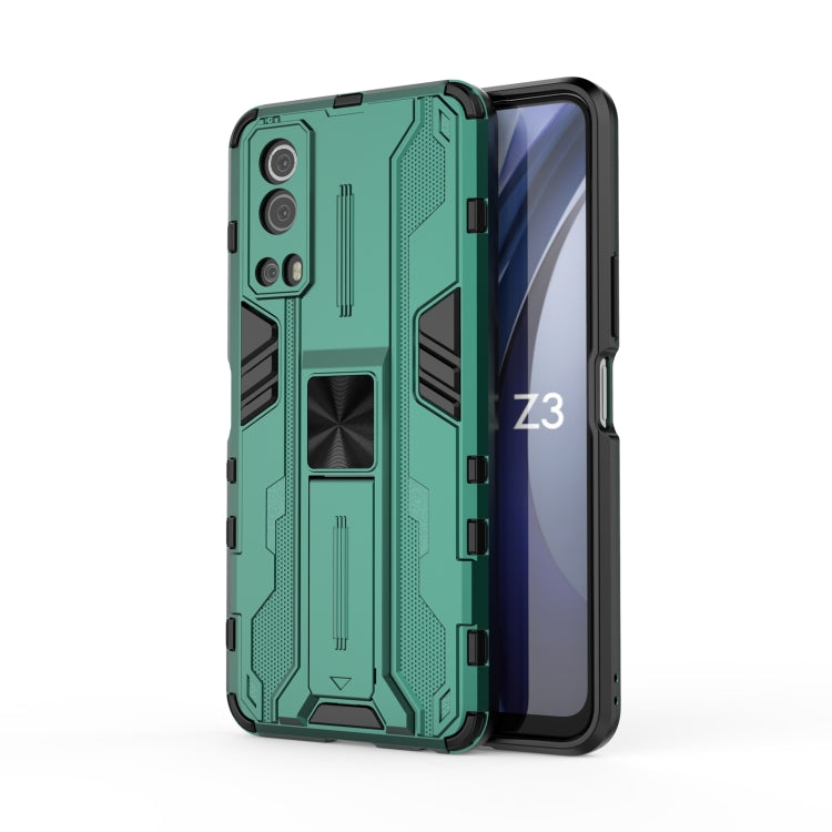 For vivo iQOO Z3 5G Supersonic PC + TPU Shock-proof Phone Case with Holder