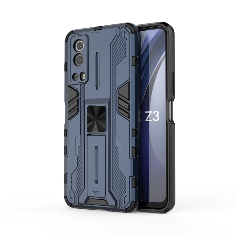 For vivo iQOO Z3 5G Supersonic PC + TPU Shock-proof Phone Case with Holder