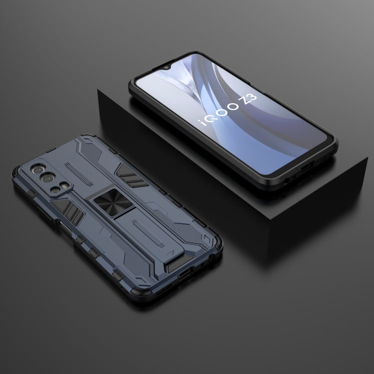 For vivo iQOO Z3 5G Supersonic PC + TPU Shock-proof Phone Case with Holder