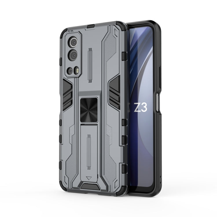 For vivo iQOO Z3 5G Supersonic PC + TPU Shock-proof Phone Case with Holder