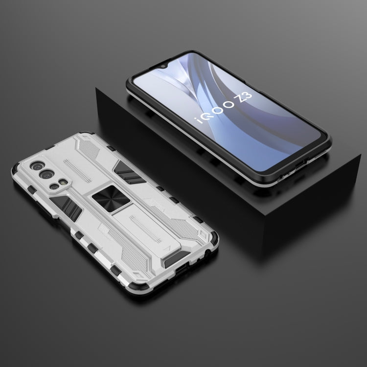 For vivo iQOO Z3 5G Supersonic PC + TPU Shock-proof Phone Case with Holder