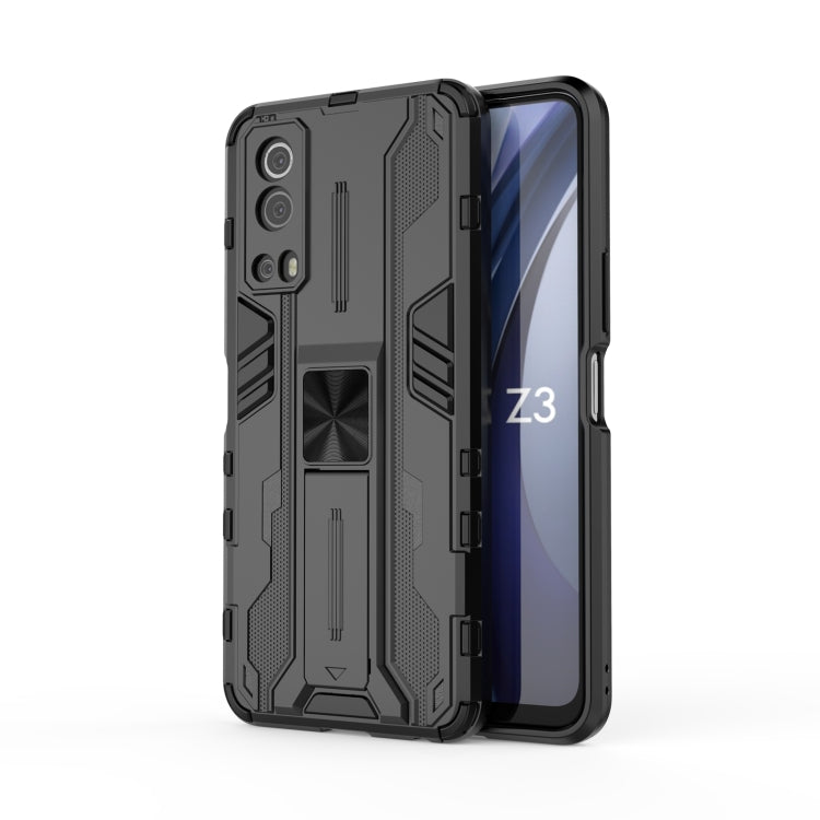 For vivo iQOO Z3 5G Supersonic PC + TPU Shock-proof Phone Case with Holder