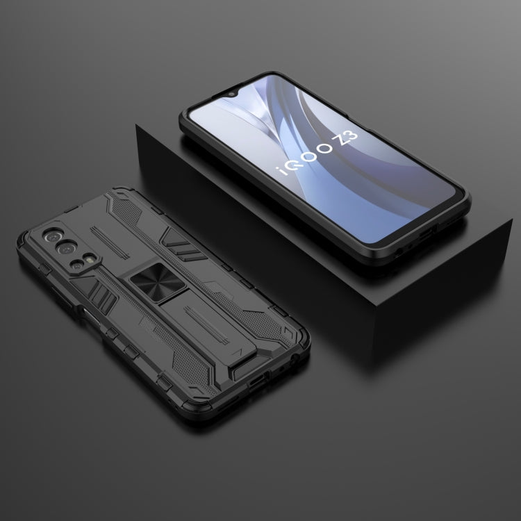 For vivo iQOO Z3 5G Supersonic PC + TPU Shock-proof Phone Case with Holder