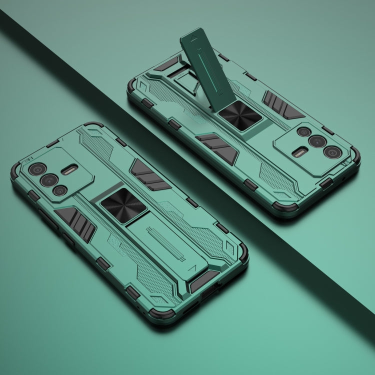 For vivo S12 Supersonic PC + TPU Shock-proof Phone Case with Holder