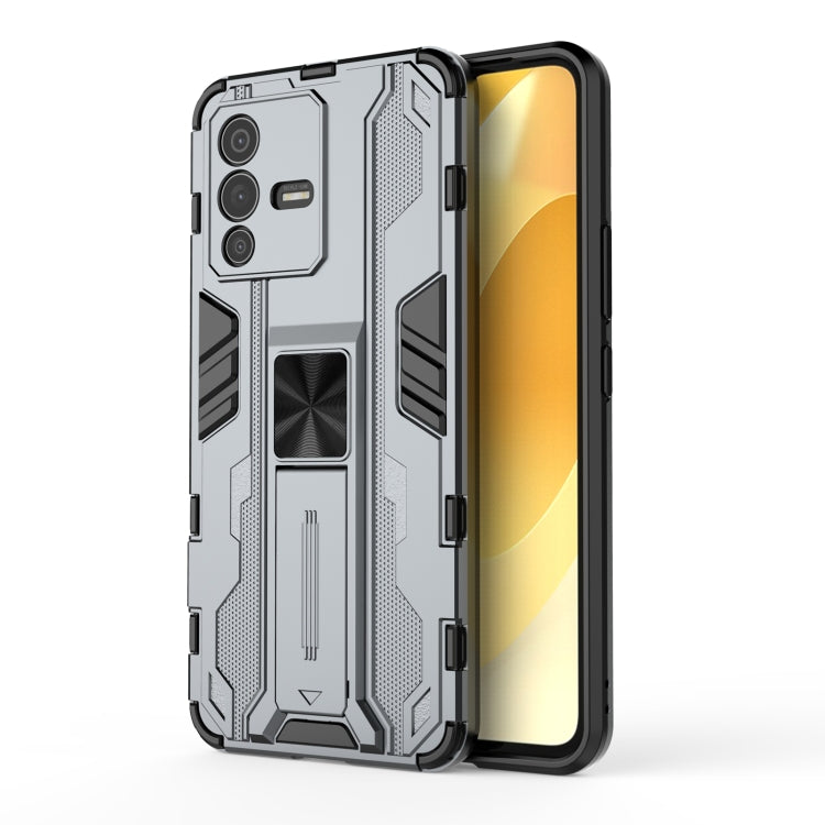 For vivo S12 Supersonic PC + TPU Shock-proof Phone Case with Holder