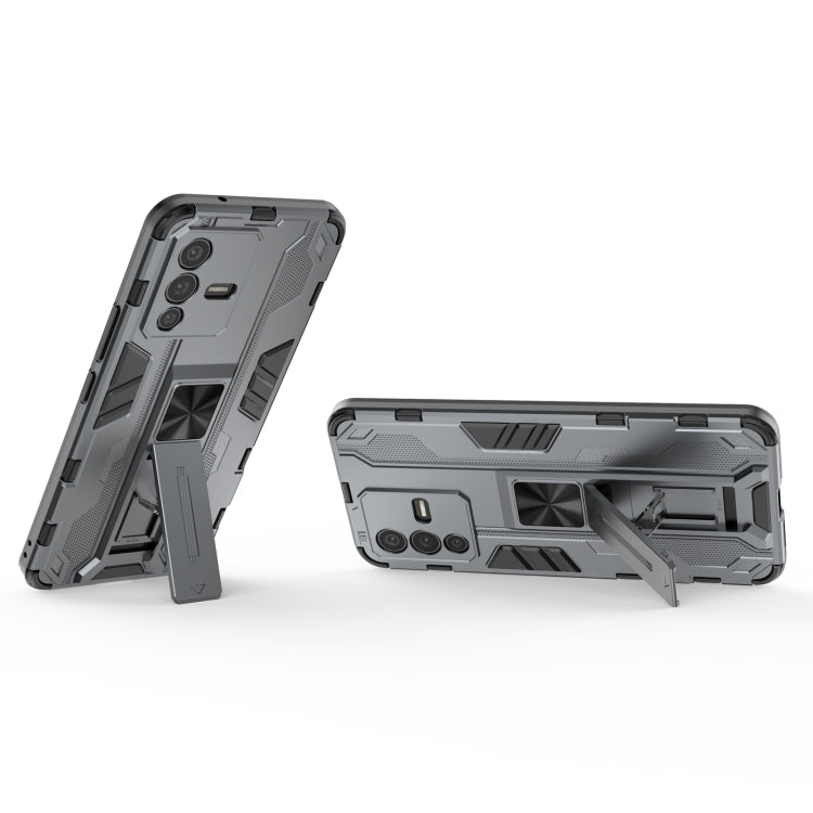 For vivo S12 Supersonic PC + TPU Shock-proof Phone Case with Holder