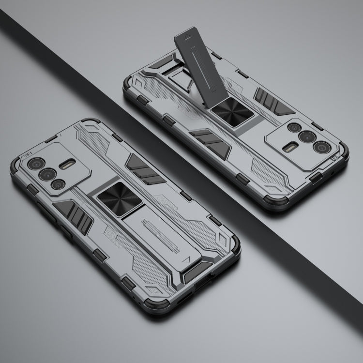 For vivo S12 Supersonic PC + TPU Shock-proof Phone Case with Holder