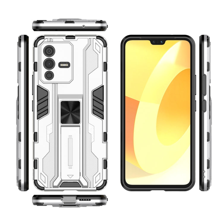For vivo S12 Supersonic PC + TPU Shock-proof Phone Case with Holder