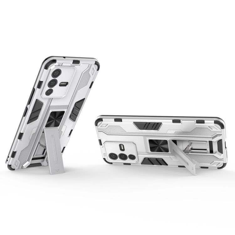 For vivo S12 Supersonic PC + TPU Shock-proof Phone Case with Holder