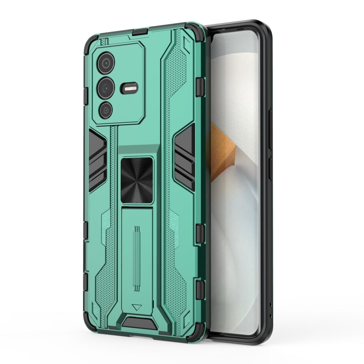 For vivo S12 Pro Supersonic PC + TPU Shock-proof Phone Case with Holder