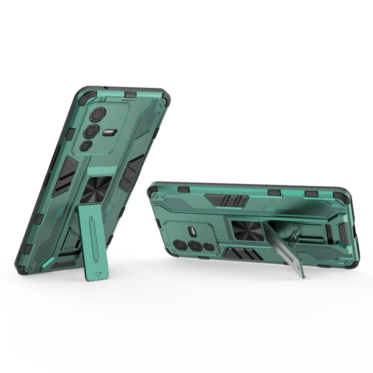 For vivo S12 Pro Supersonic PC + TPU Shock-proof Phone Case with Holder