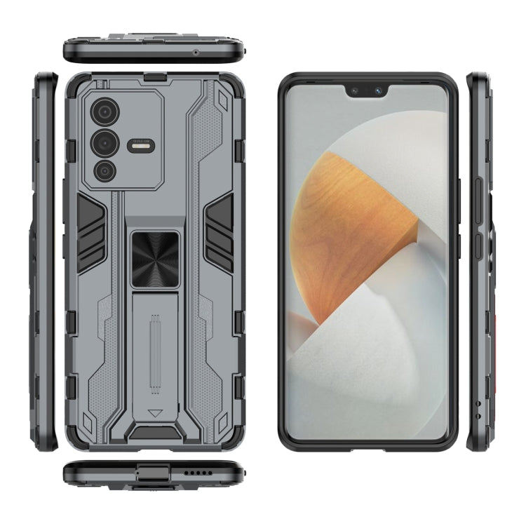 For vivo S12 Pro Supersonic PC + TPU Shock-proof Phone Case with Holder