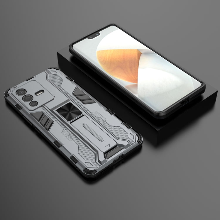 For vivo S12 Pro Supersonic PC + TPU Shock-proof Phone Case with Holder