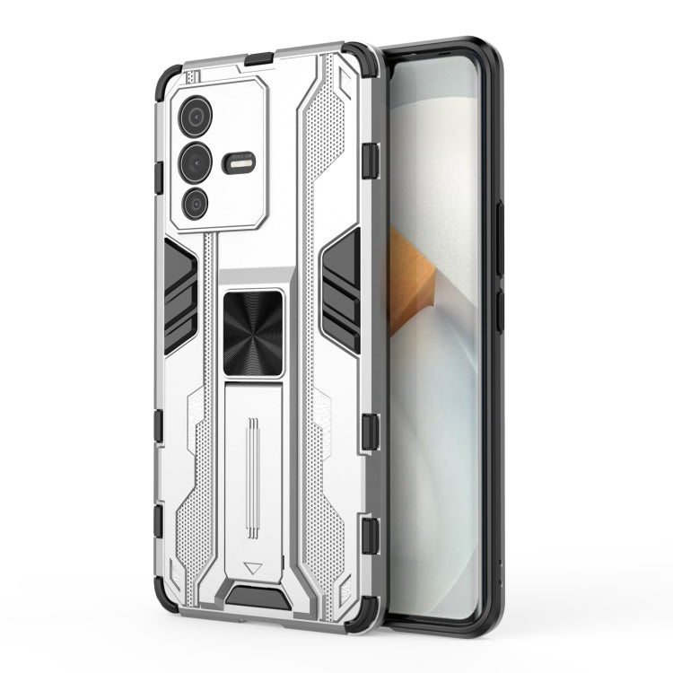 For vivo S12 Pro Supersonic PC + TPU Shock-proof Phone Case with Holder