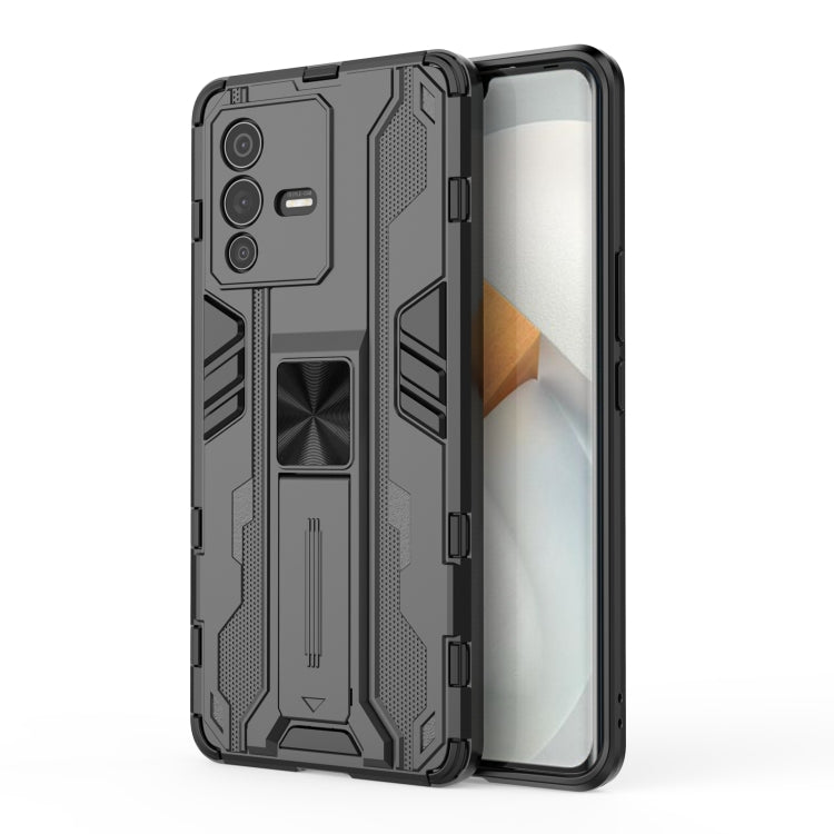 For vivo S12 Pro Supersonic PC + TPU Shock-proof Phone Case with Holder