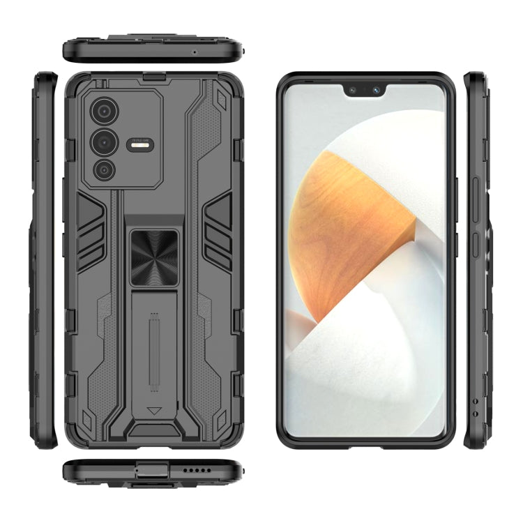 For vivo S12 Pro Supersonic PC + TPU Shock-proof Phone Case with Holder