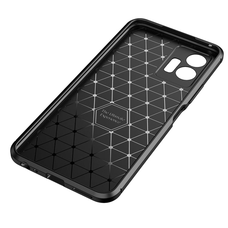 For vivo iQOO U5 / T1 India / Y75 5G / Y55 5G Taiwan Carbon Fiber Texture Shockproof TPU Phone Case