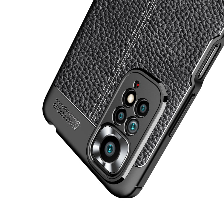 For Xiaomi Redmi Note 11 Global / Note 11S Litchi Texture Shockproof Phone TPU Case