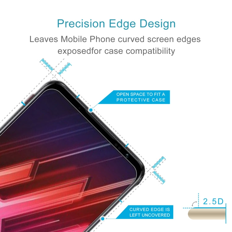 50 PCS 0.26mm 9H 2.5D Tempered Glass Film For ZTE nubia Red Magic 7