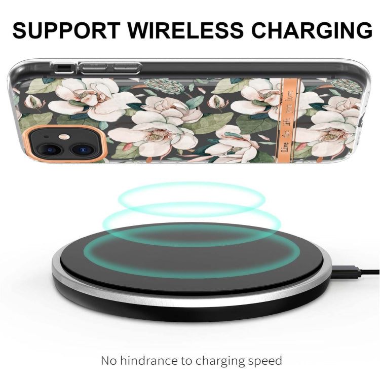 For iPhone 11 Flowers and Plants Series IMD TPU Phone Case