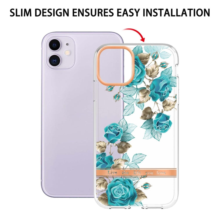 For iPhone 11 Flowers and Plants Series IMD TPU Phone Case