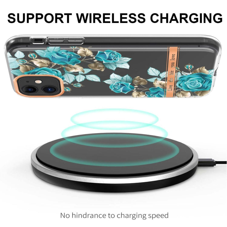 For iPhone 11 Flowers and Plants Series IMD TPU Phone Case