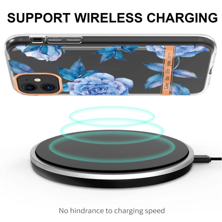 For iPhone 11 Flowers and Plants Series IMD TPU Phone Case