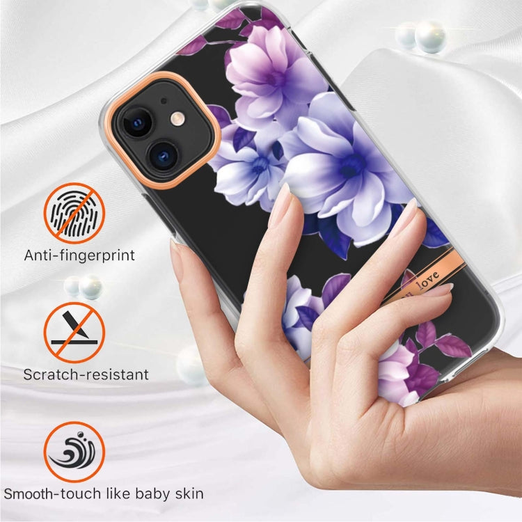 For iPhone 11 Flowers and Plants Series IMD TPU Phone Case