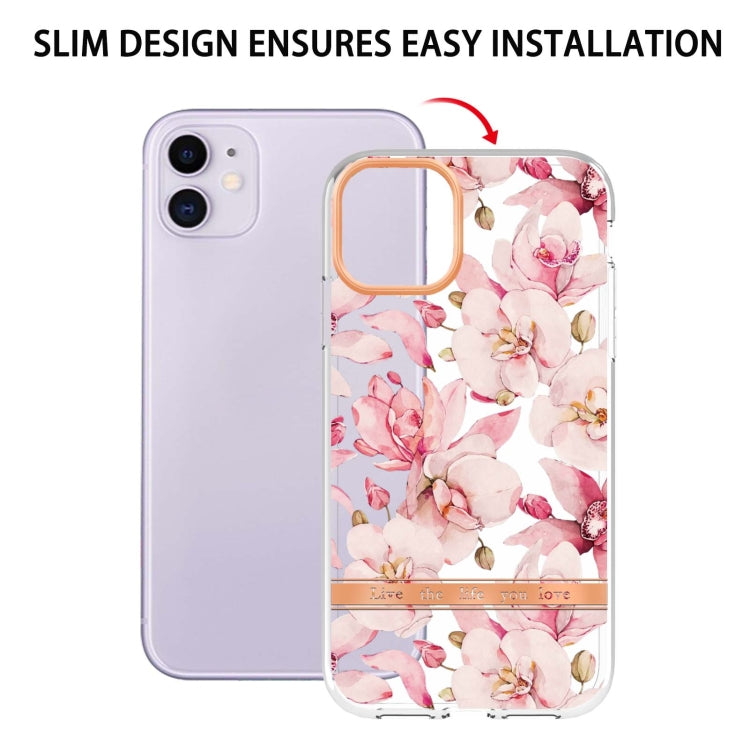 For iPhone 11 Flowers and Plants Series IMD TPU Phone Case