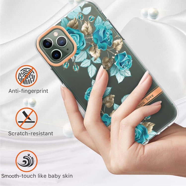 For iPhone 11 Pro Max Flowers and Plants Series IMD TPU Phone Case