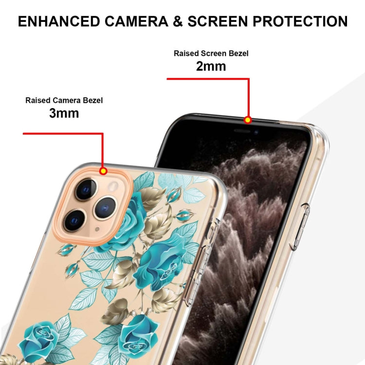 For iPhone 11 Pro Max Flowers and Plants Series IMD TPU Phone Case
