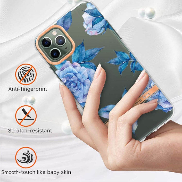 For iPhone 11 Pro Max Flowers and Plants Series IMD TPU Phone Case