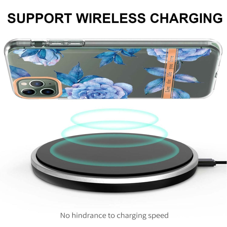 For iPhone 11 Pro Max Flowers and Plants Series IMD TPU Phone Case