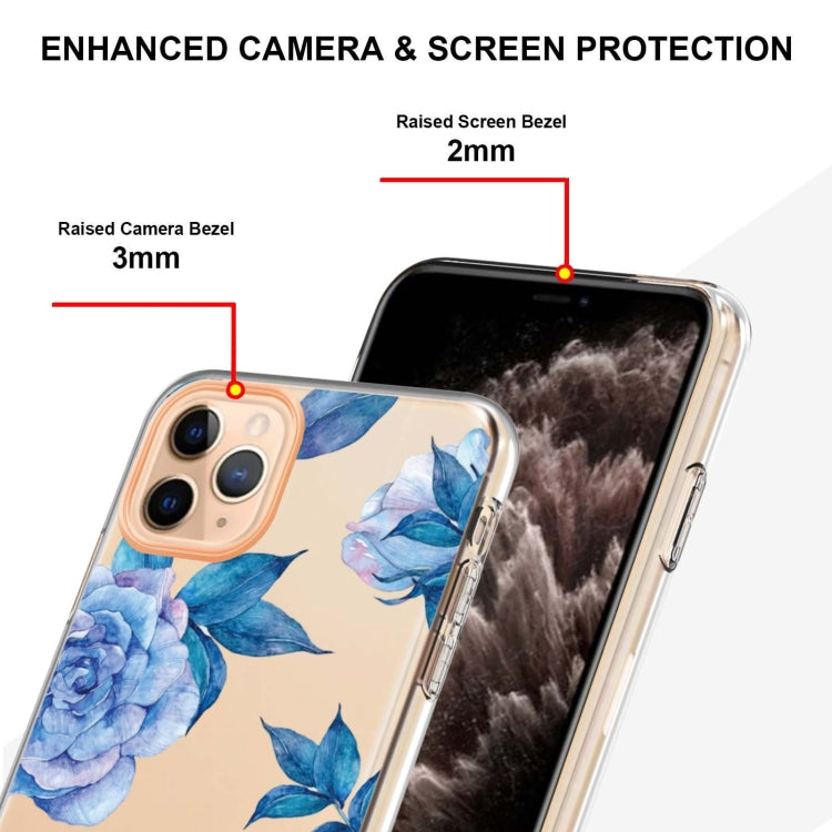 For iPhone 11 Pro Max Flowers and Plants Series IMD TPU Phone Case