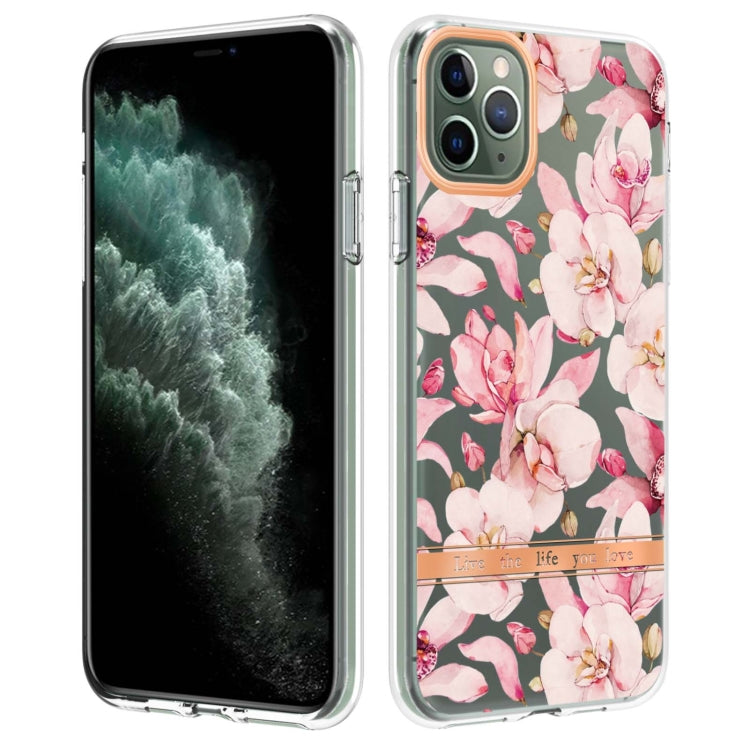 For iPhone 11 Pro Max Flowers and Plants Series IMD TPU Phone Case