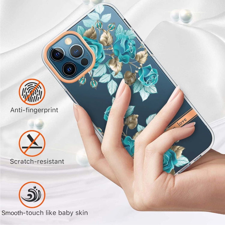 For iPhone 12 Pro Max Flowers and Plants Series IMD TPU Phone Case