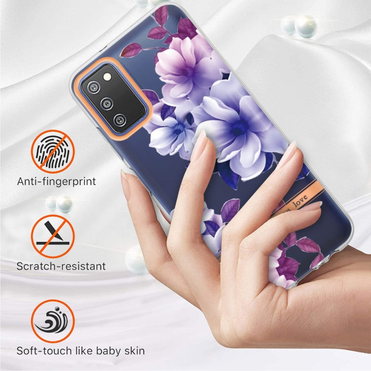 For Samsung Galaxy A03s Flowers and Plants Series IMD TPU Phone Case